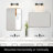 Eitzen Rectangle Wall Mirror High-Strength Tempered Glass and  Stainless Steels Framed Wall Mirror Accent Mirror-214045590-216028328
