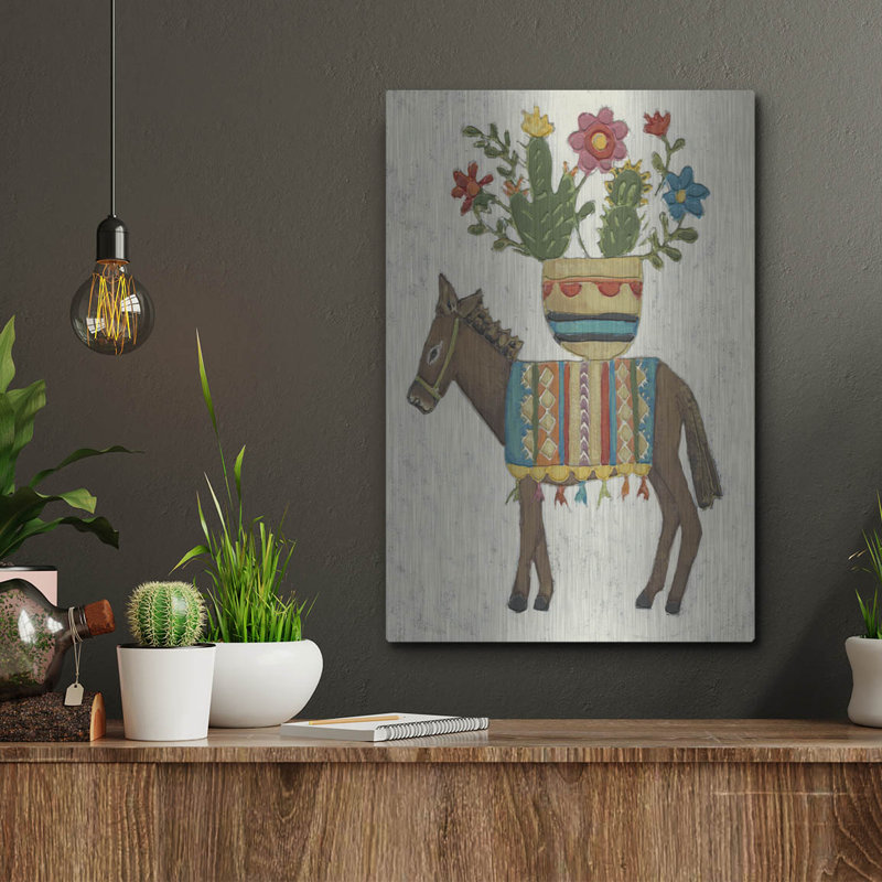  «Market Boro 2» par Chariklia Zarris, art mural en métal, 12 po x 16 po, H 16 po x l 12 po