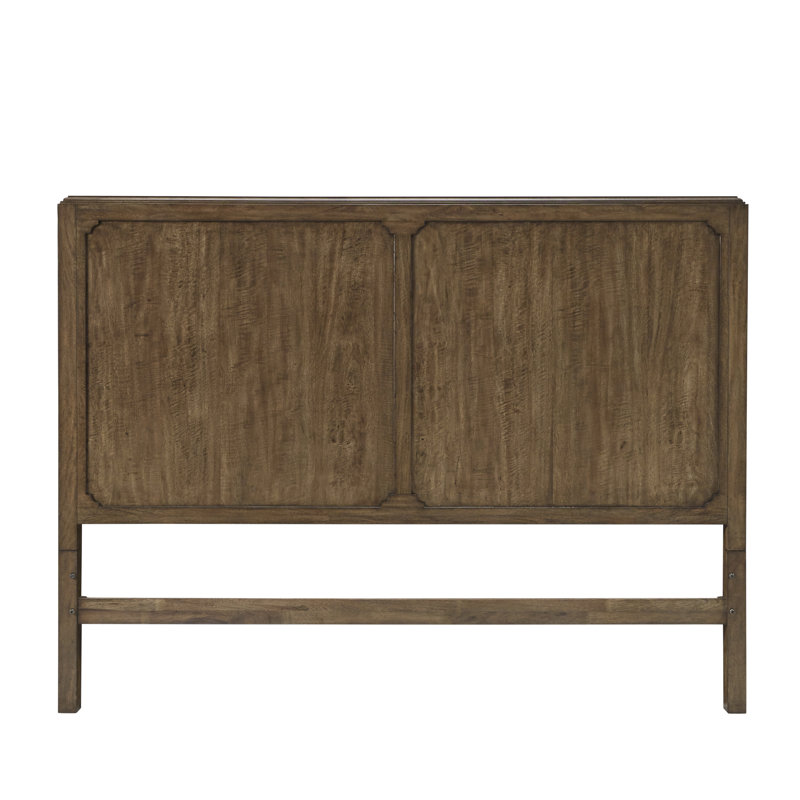 Hollis Brown Queen Transitional Wood Panel Bed