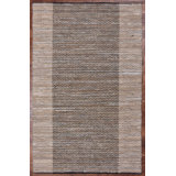Tapis brun / gris fait à la main Brummitt