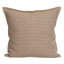 Natural Check Self-Flange Accent Pillow