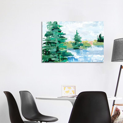 «Evergreen Lake I» par Ethan Harper - reproduction d'art