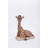 Laying Down Giraffe Statue