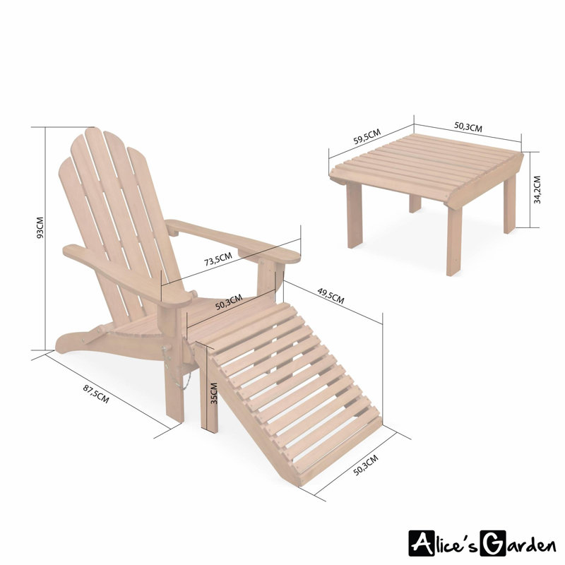 Armina Eucalyptus Outdoor Lounge Chair