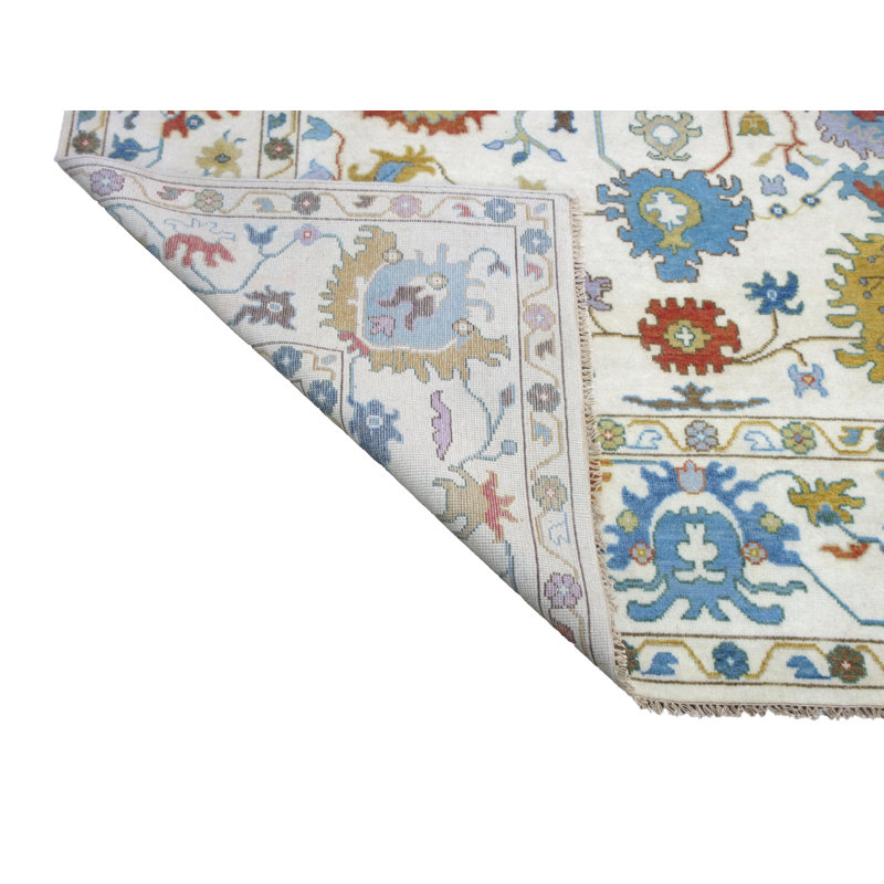 Tapis ivoire 9 x 12 Oushak