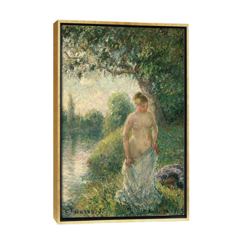 The Bather - CPI98, Impression sur toile flottante sans passe-partout, H 26 po x l 18 po, Gold