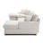 126" U-Shaped Cloud Sectional Sofa with Console and Double Chaise-1652969379