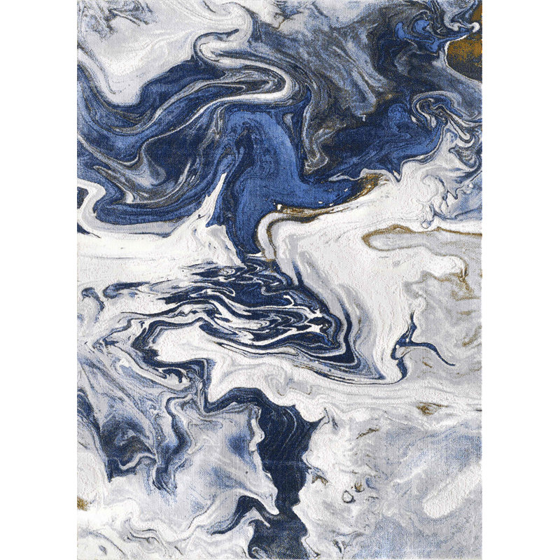 Grus Abstract Indoor Rug, Rectangle 9'5" x 12'5"
