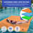 Balconera 3 Layer 108"X70.9" Floating Water Mat-111633757
