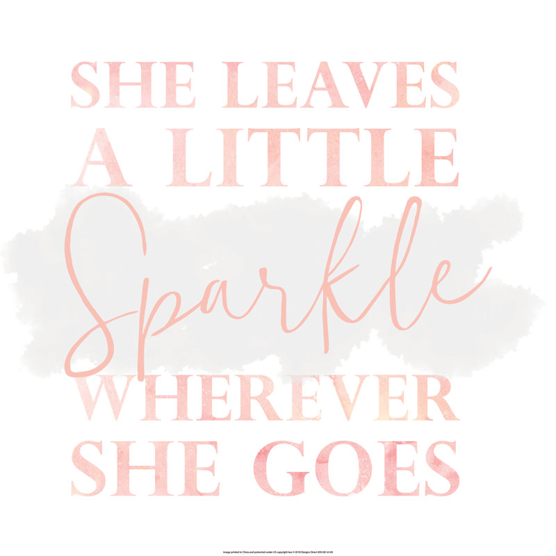 She Leaves A Little Light Pink 2 - Wrapped Canvas Print, 30cm H x 30cm W x 3.8cm D