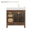 Meuble-lavabo simple 36 po avec miroir Lala-1037042096