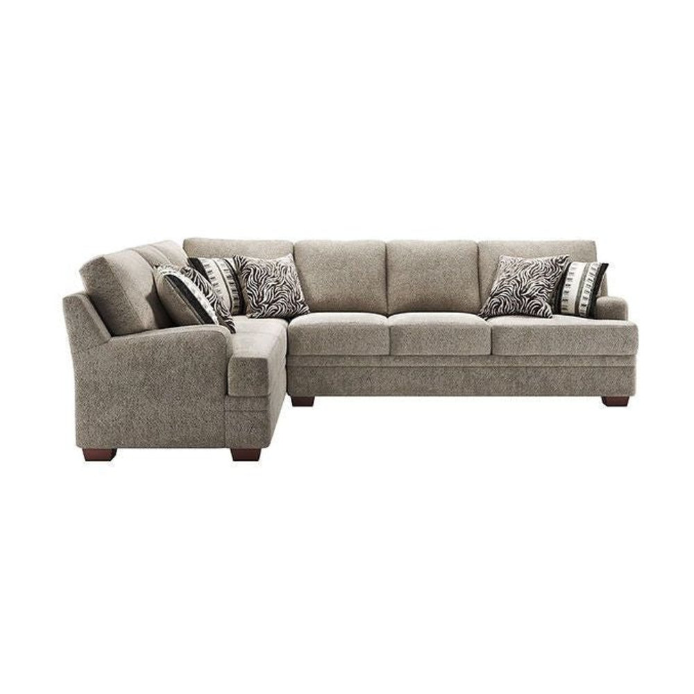 Red Barrel Studio® Pandora Teddy Bear Brown Sectional | Wayfair