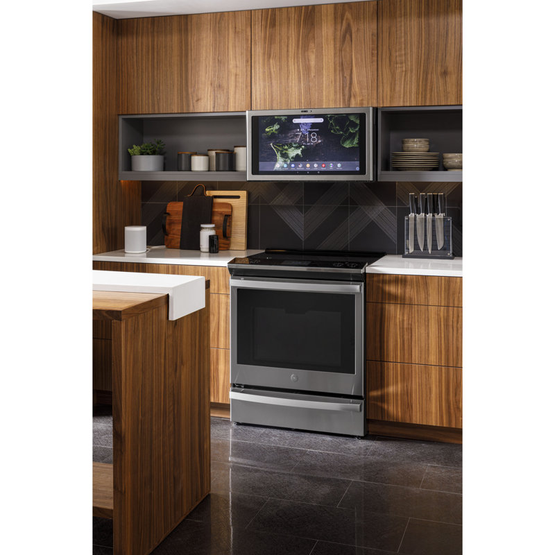 30" 5.3 cu.ft. Smart Slide-in Electric Range