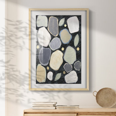 Stony Riverbed I -Framed Print