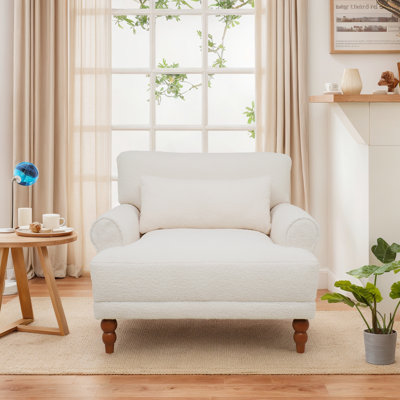 Fauteuil ergonomique luxueux avec pieds rétro pour la décoration intérieure