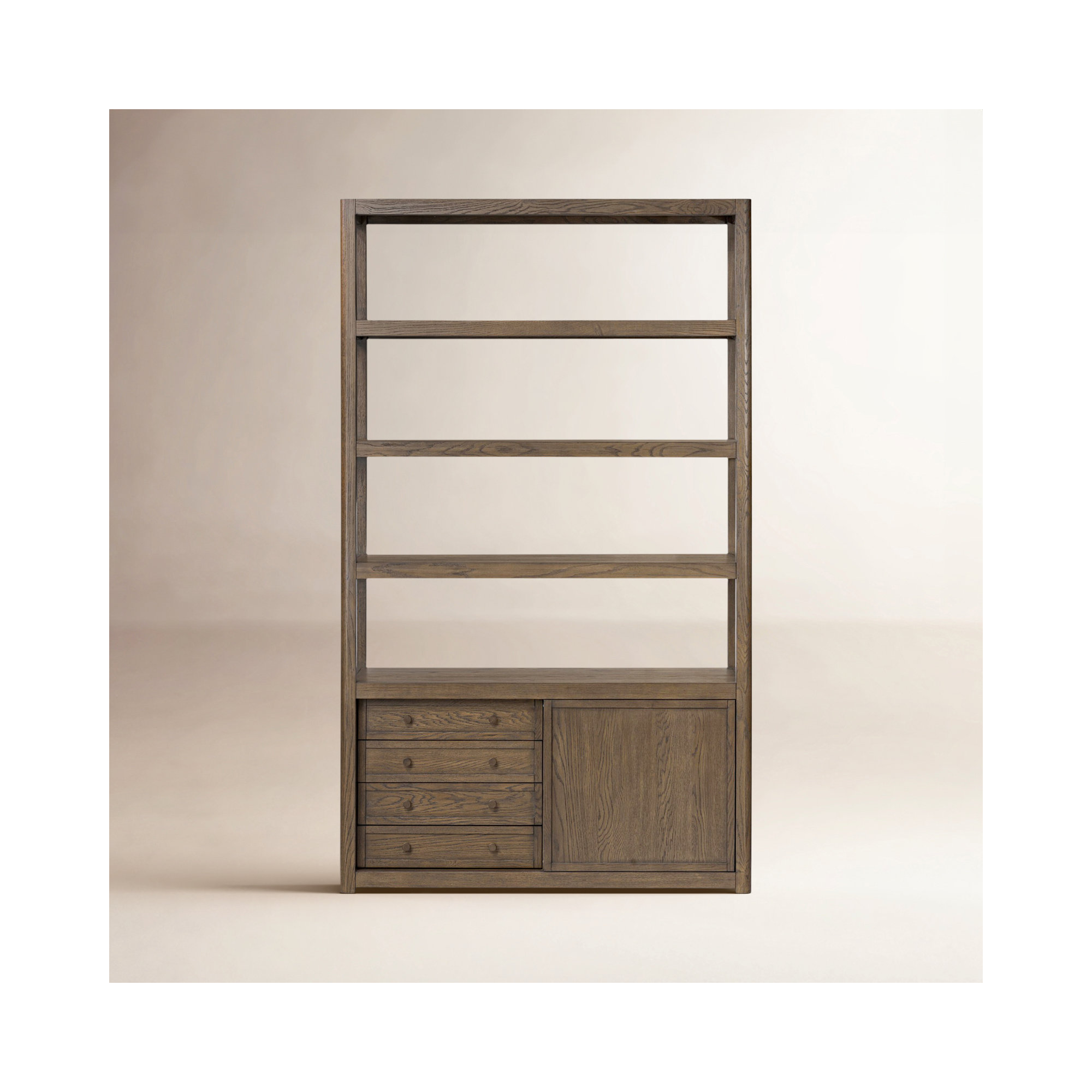 Fuaad Wide Bookcase Storage Bookcase