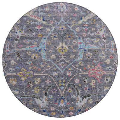 Machine Washable Indoor/Outdoor Kaczor ACN2232 Global Rug