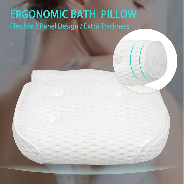 Hamlin Dual Chamber Bath Pillow Alwyn Home