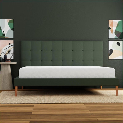 Mattresses | 8'' Essentials Gel-Infused Memory Foam Cooling Queen Mattress | Snow White | Foam