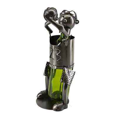Jani Tabletop Wine Bottle Rack in Silver