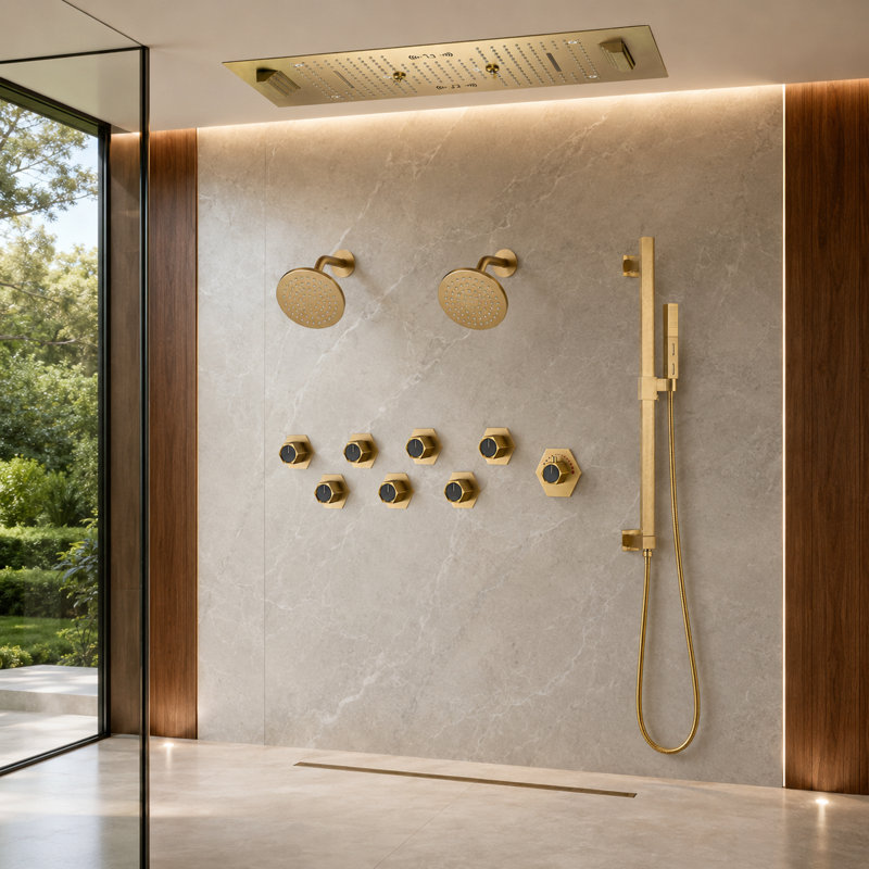 ENSEMBLE DE DOUCHE 36 "X 16"