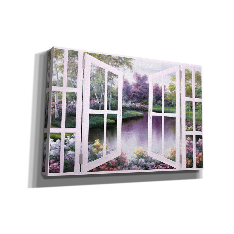 «Springtime Symphony Door» par Diane Romanello, H 12 po x l 18 po