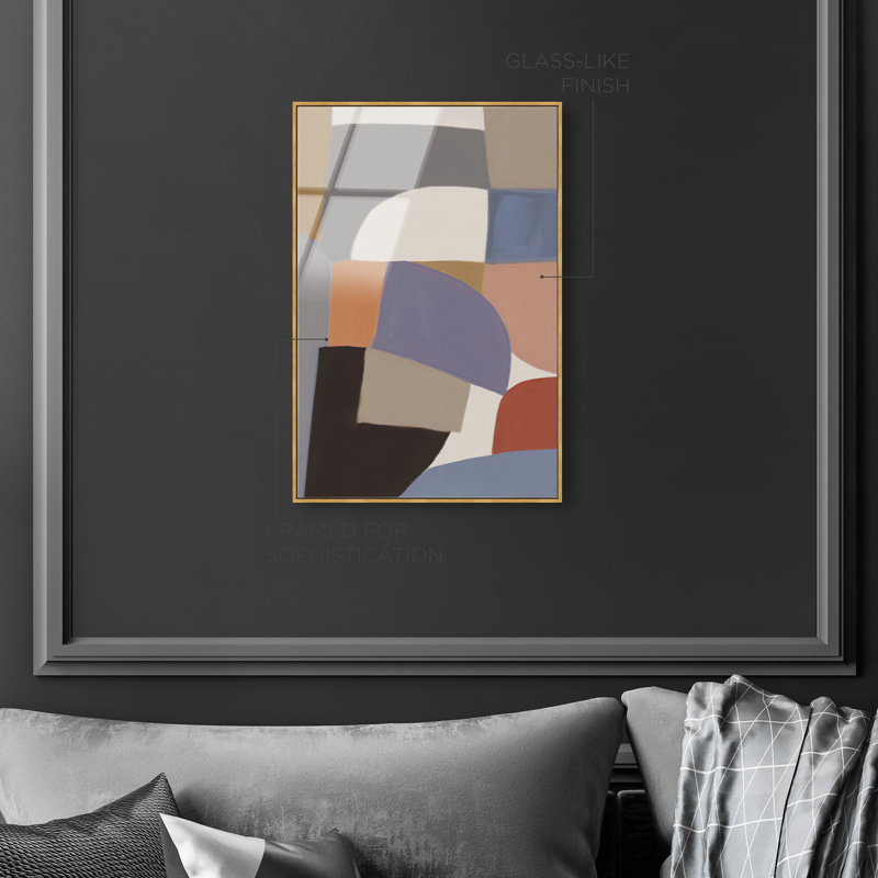 Preludes Print by Oliver Gal, 46"H x 31"W, Gold Floater Frame