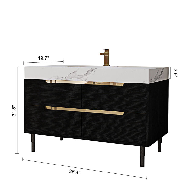 Bathroom Vanity With Undermount Sink
