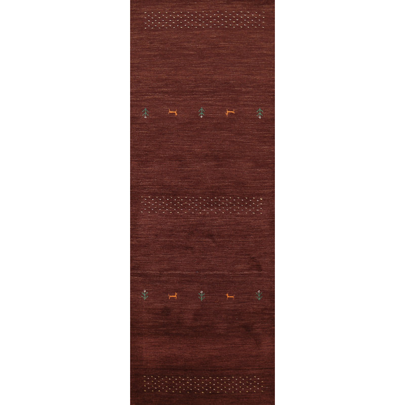 Tapis de couloir oriental fait à la main Gabbeh 3 x 10
