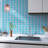 Roman 12.29 in. x 13.78 in. Geometric Glossy Ceramic Mosaic Tile Tile-36932723
