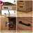 48'' Single Bathroom Vanity with Drawer, Shelf, Outlet, and Engineered Marble Top-70208318-70208320