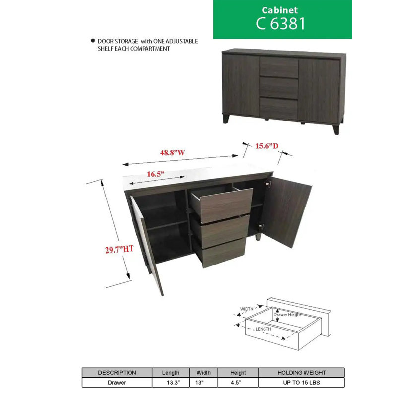 Backstrom 30'' Console Table