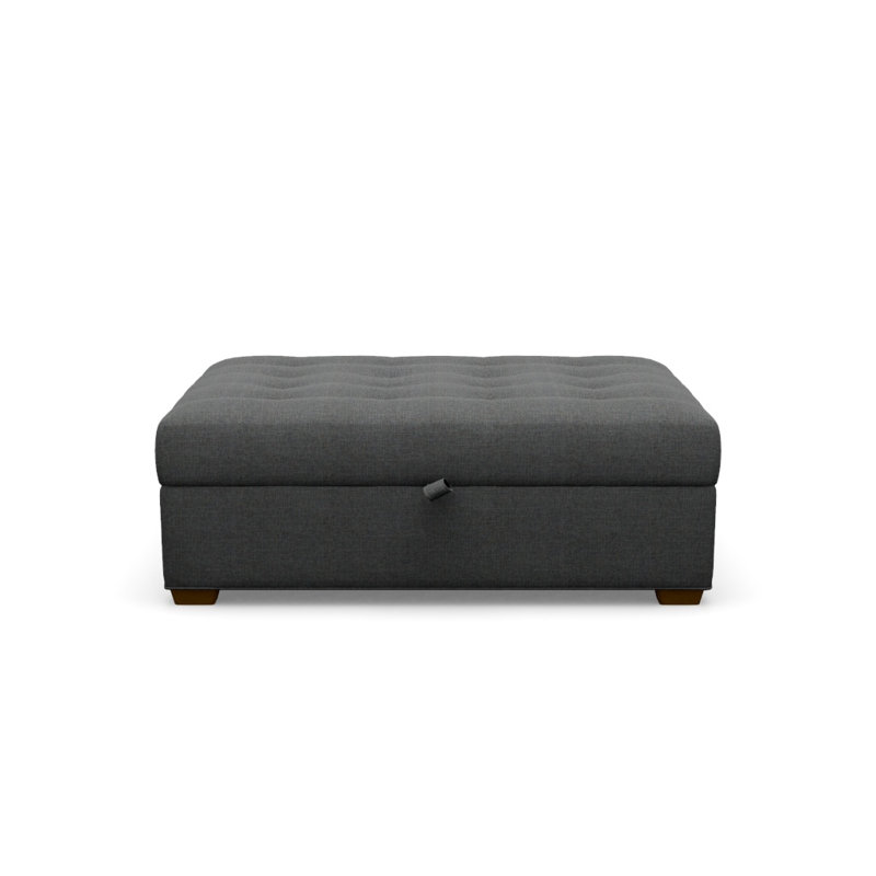 Baxter Square Ottoman, Big Sur, Grande 120931