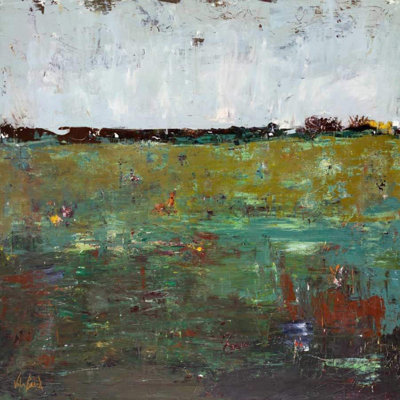 Lily Pond - reproduction d'artiste sur toile