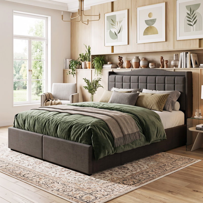 Upholstered Storage Beds Upholstered Bed