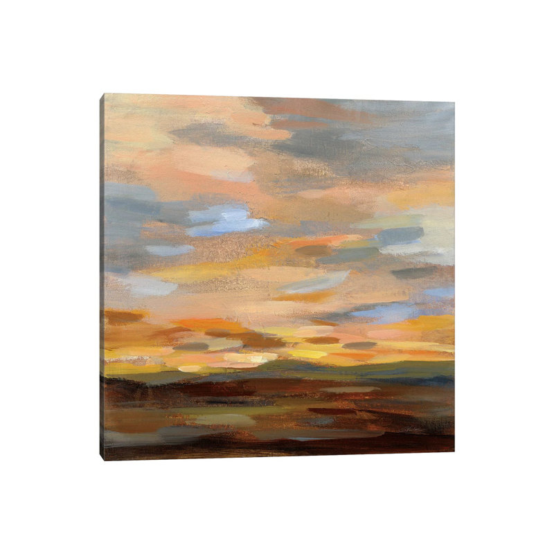 «High Desert Sky III» par Silvia Vassileva - reproduction imprimée, H 48 po x l 48 po x P 1,5 po, Toile tendue, No Matte