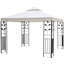 Milanna 3m x 3m Metal Party Tent