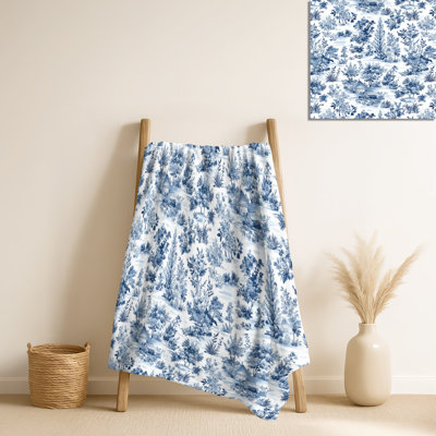Cottage Toile - couverture douce de style campagnard, jeté en peluche rustique