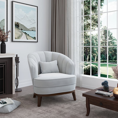 Fauteuil d'appoint rembourré Ava