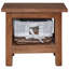 38cm W Solid Wood Bedside Table