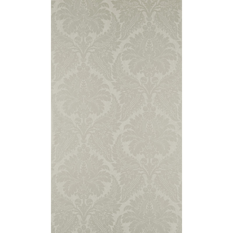 Malmaison Damask Wallpaper, Chalk