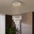Modern Crystal Chandelier - Long High Ceiling Fixture For Foyer, Entryway, And Living Room, Diameter 15.8"