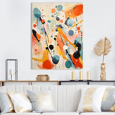 " Colorful Mid Century Atomic Abstraction II "