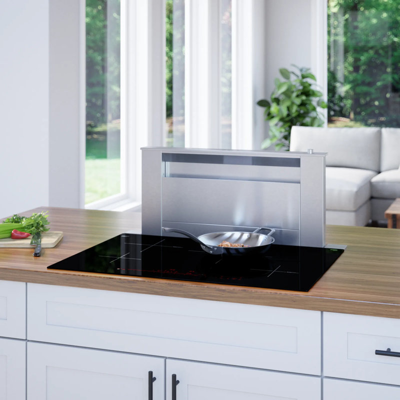 36" Black Frameless Induction Cooktop with Touch Control