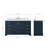 Stafford 60.25 " W Freestanding Standard Free Standing 1 Single Vanity Bathroom Vanity With Carrara Quartz Top-94668904