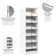 Florence 25W X 25D Modular Shoe Shelf Closet System Tower With LED Light