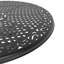 Mobilier de patio en fonte d'aluminium 5 - noir, protégé contre la corrosion, coussins confortables, sièges avec