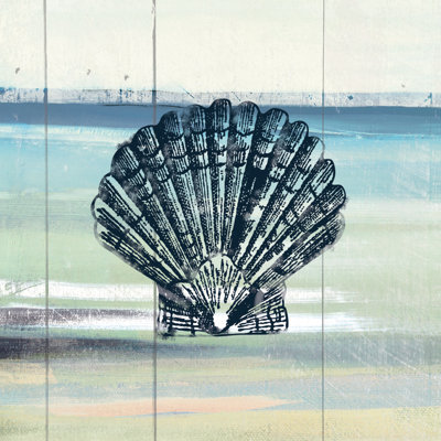 Wooden Shell - Wrapped Canvas Painting