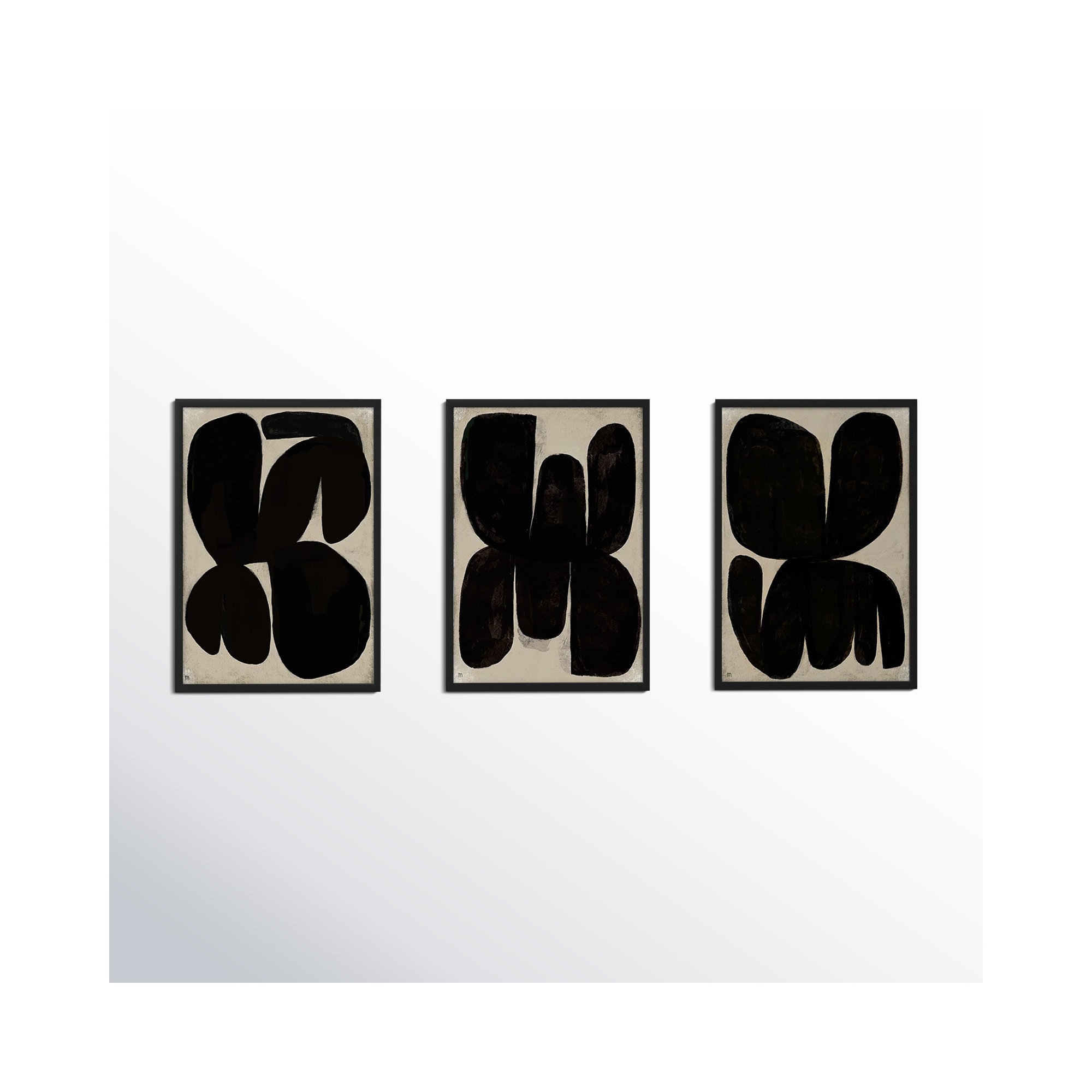 Night Butterfly by StudioM, Black, 20" H x 14" W x 1.25" D