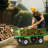 900 Lbs Steel Garden Cart on Wheels, Heavy Duty Pullable Garden Wagon Yard Cart, Outdoor Metal Utility Wagon with 10" Tires and Mesh Removable Sides(Convert to Flatbed), and 180°Rotating Handle-110890758